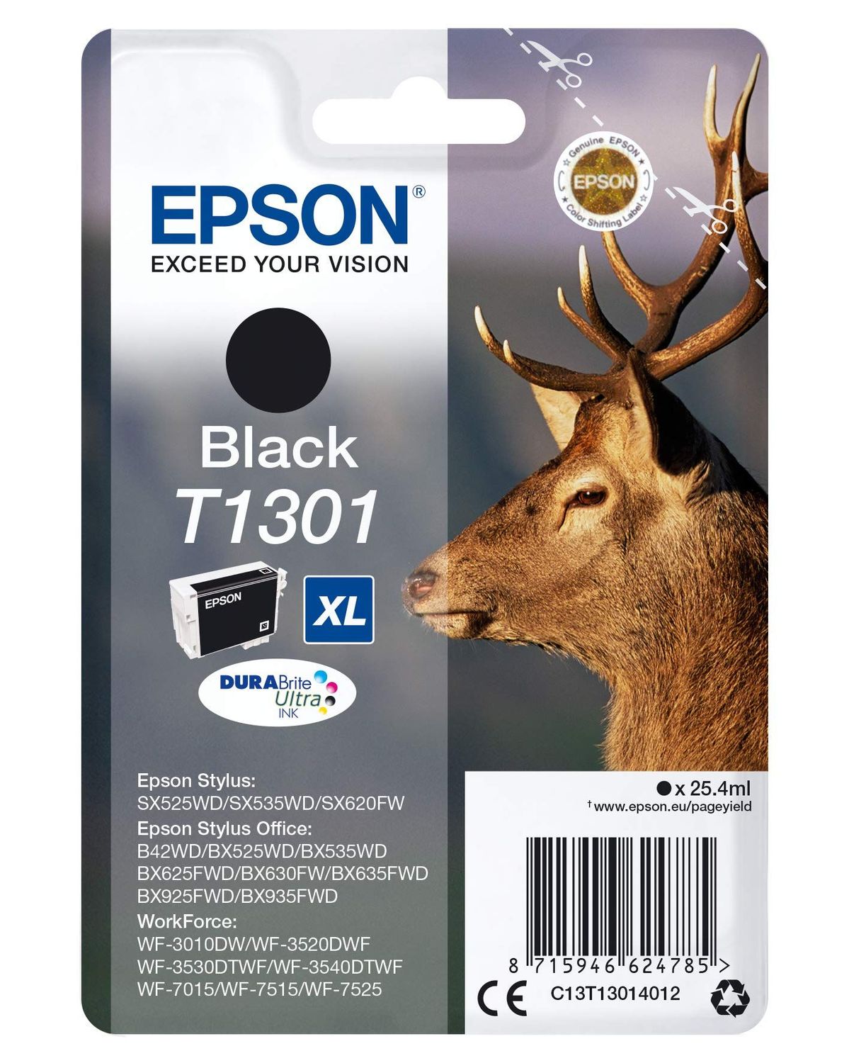 TINTA EPSON C13T13014012 BLACK T1301