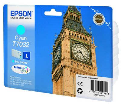 TINTA EPSON C13T70324010 CYAN T70324010 L