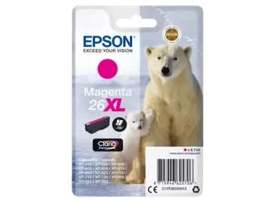 TINTA EPSON C13T26334012 MAGENTA 26XL