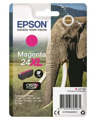 TINTA EPSON C13T24334012 T2433 MAGENTA 24XL