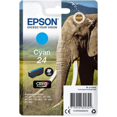 TINTA EPSON C13T24224012 CYAN 24