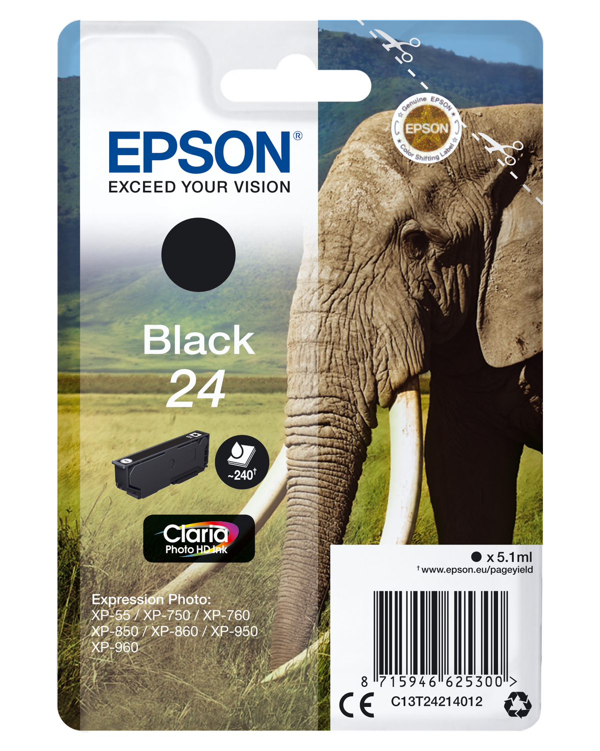 TINTA EPSON C13T24214012 BLACK 24
