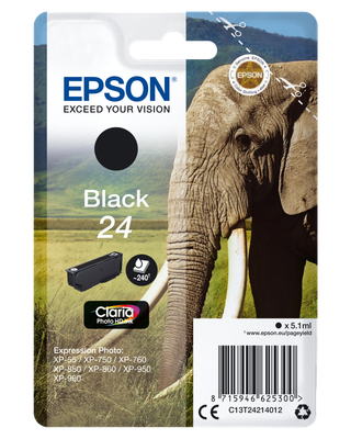 TINTA EPSON C13T24214012 BLACK 24 TINTA EPSON C13T24214012 BLACK 24
