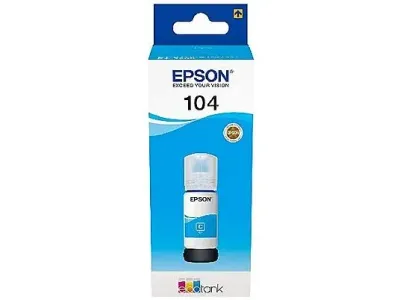TINTA EPSON BOTE 104 CYAN ECOTANK BOTTLE C13T00P240