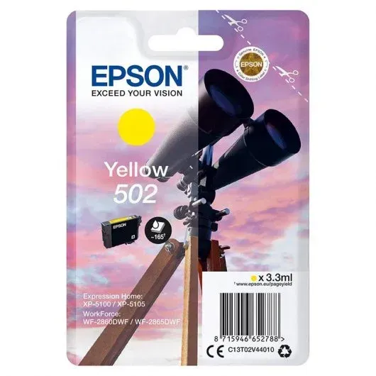 TINTA EPSON C13T02V44010 T02V4 YELLOW 502