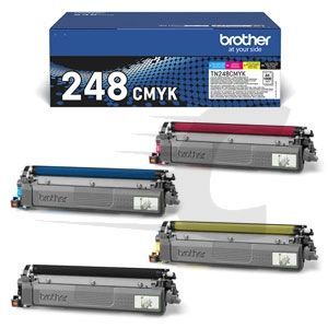 TONER BROTHER TN248 PACK 4 COLORES