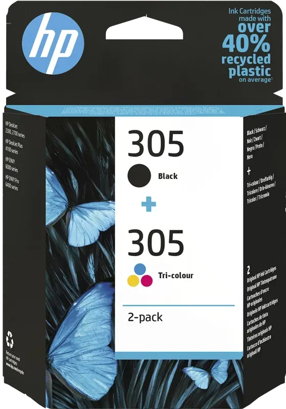 TINTA HP 6ZD17AE 305 MULTIPACK BLACK+COLOR