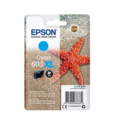 TINTA EPSON C13T03A24010 CYAN T03A2 Nº 603XL
