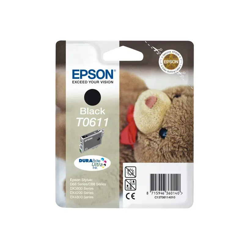 TINTA EPSON C13T06114010 ULTRA BLACK T0611