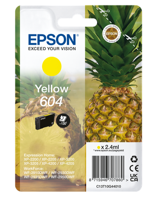 TINTA EPSON C13T10G4401 T10G3 YELLOW 604