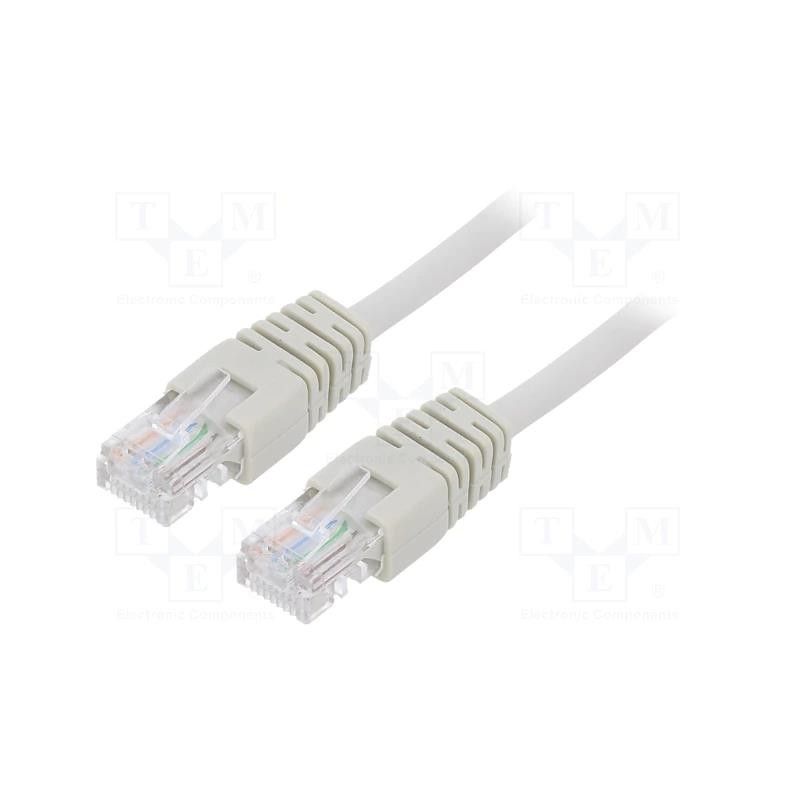 CABLE DE RED CAT.5E UTP 1M GEMBIRD GREY CABLE DE RED CAT.5E UTP 1M GEMBIRD GREY