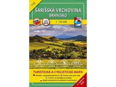 TM 115 - Šarišská vrchovina - Branisko TM 115 - Šarišská vrchovina - Branisko