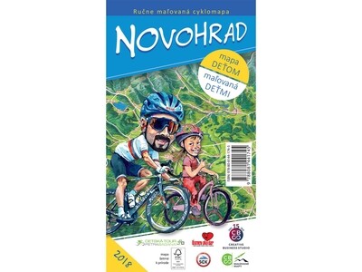 Maľovaná cyklomapa Novohrad deťom Maľovaná cyklomapa Novohrad deťom