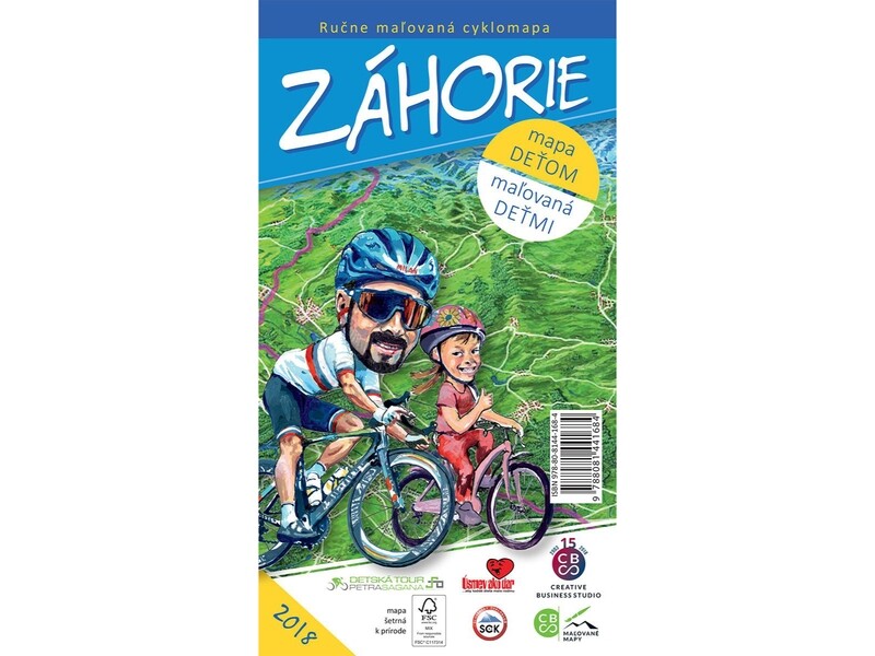 Maľovaná cyklomapa Záhorie deťom Maľovaná cyklomapa Záhorie deťom