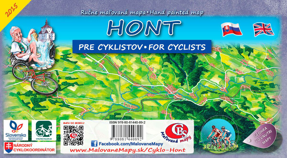 Cyklomapa Hont Cyklomapa Hont