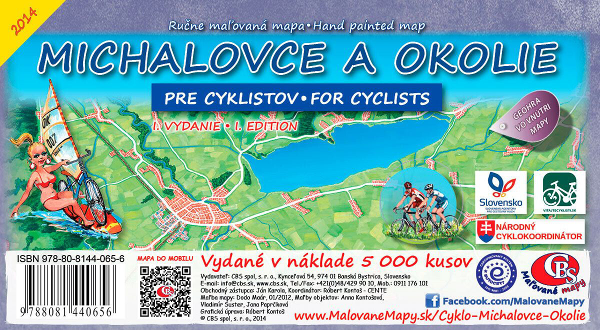 Cyklomapa Michalovce a okolie Cyklomapa Michalovce a okolie