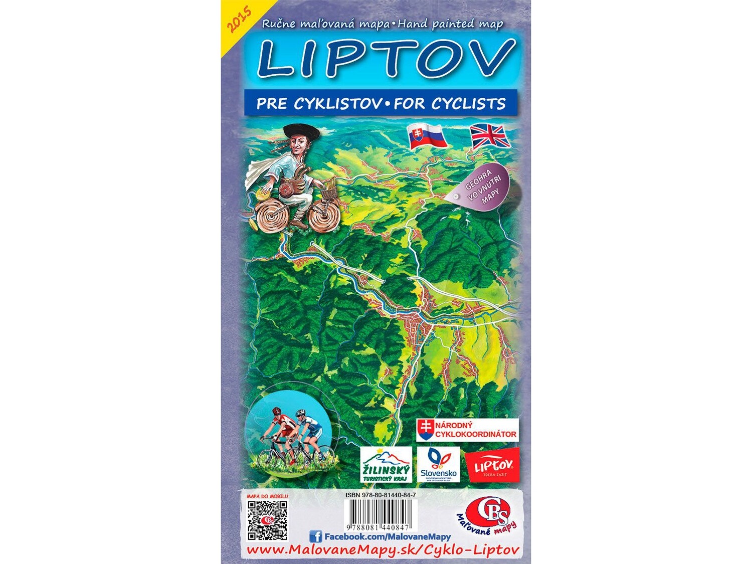 Cyklomapa Liptov Cyklomapa Liptov
