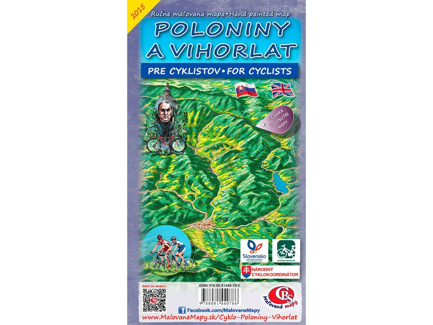 Cyklomapa Poloniny a Vihorlat Cyklomapa Poloniny a Vihorlat