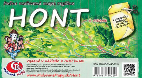 MAPA Hont II.vydanie