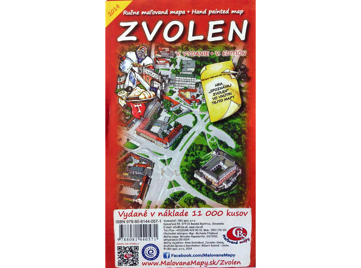 MAPA Zvolen V. vydanie MAPA Zvolen V. vydanie