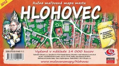 MAPA mesta Hlohovec I.vydanie