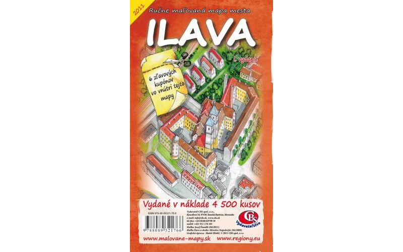 MAPA mesta Ilava I.vydanie MAPA mesta Ilava I.vydanie