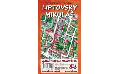 MAPA mesta Liptovský Mikuláš I.vydanie