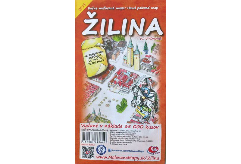 MAPA mesta Žilina IV. Vydanie MAPA mesta Žilina IV. Vydanie
