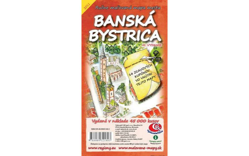 MAPA mesta Banská Bystrica-centrum IV.vydanie