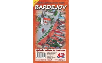 MAPA mesta Bardejov II.vydanie