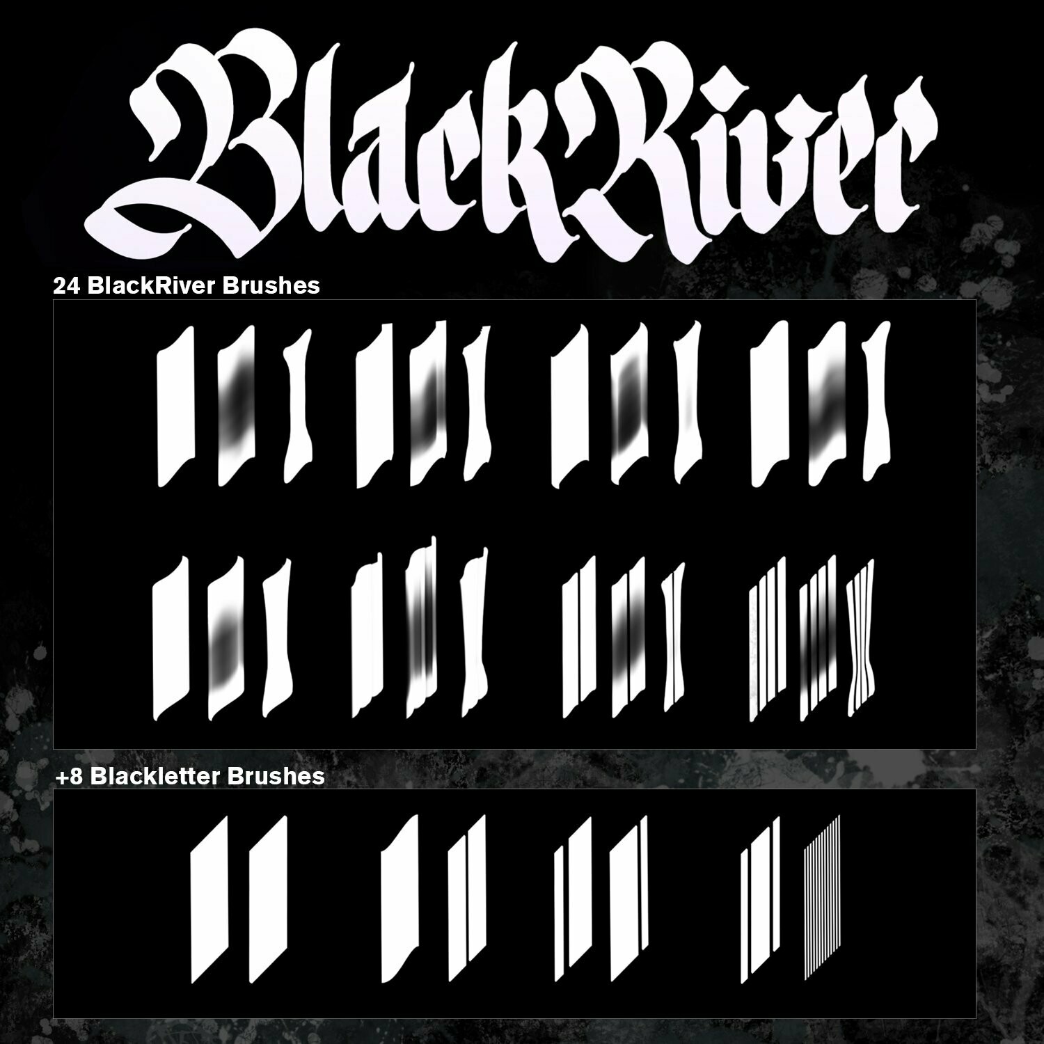 St.BlackRiver - Brush Set