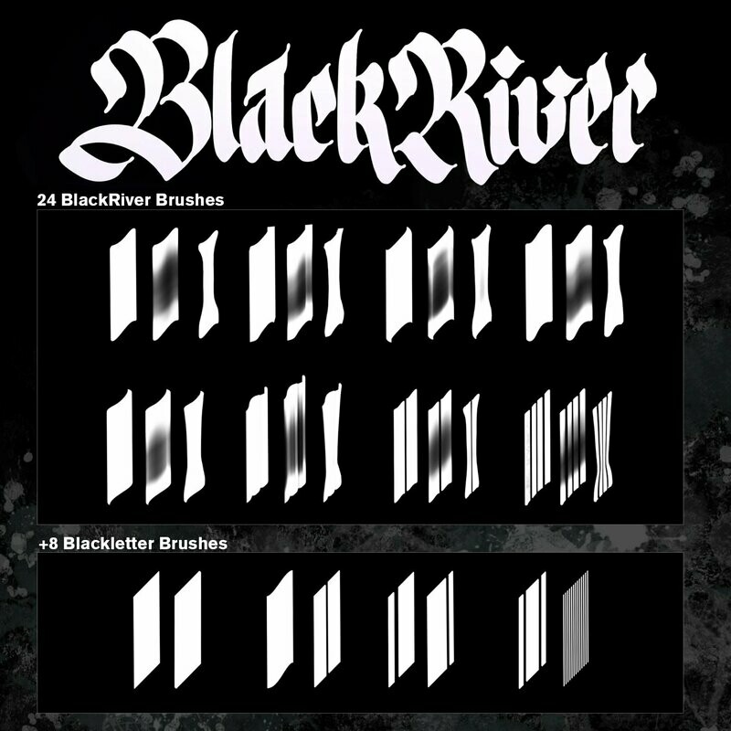 St.BlackRiver - Brush Set