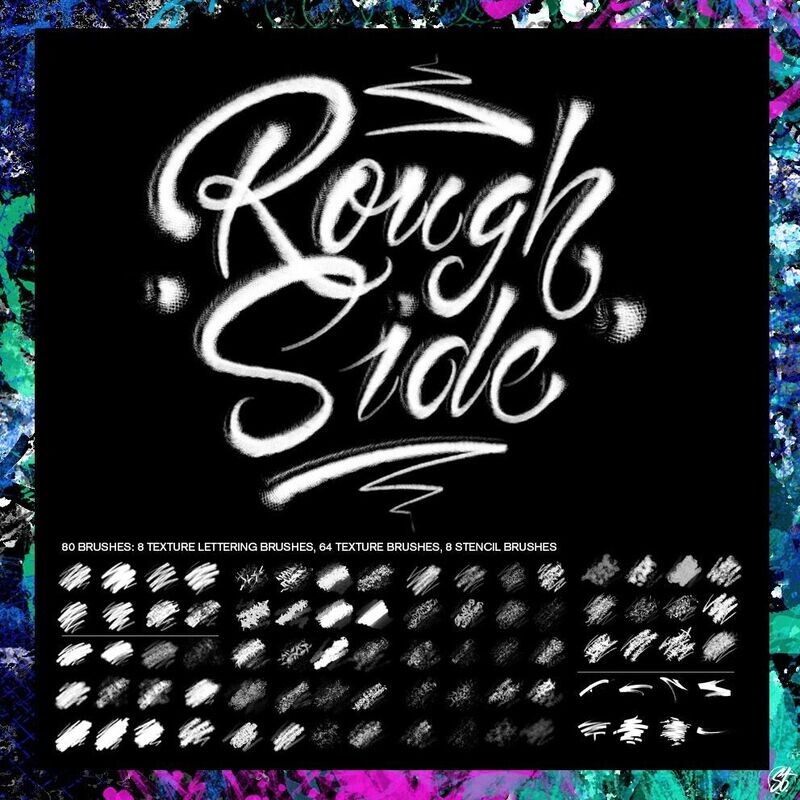 St.RoughSide - Texture Brush Set