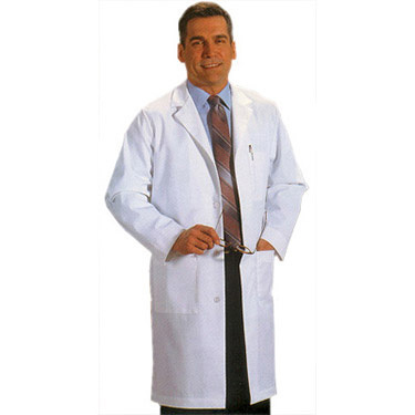 Men's 5-Pocket Twill Lab Coat
