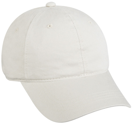 Garment Washed Twill Cap with Logo