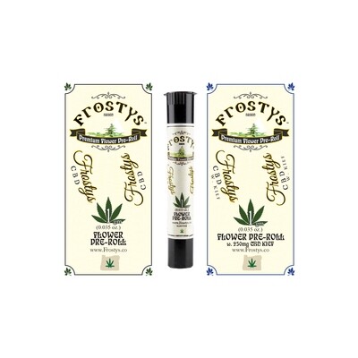 WS Frostys Premium CBD Flower Pre-Roll WS Frostys Premium CBD Flower Pre-Roll