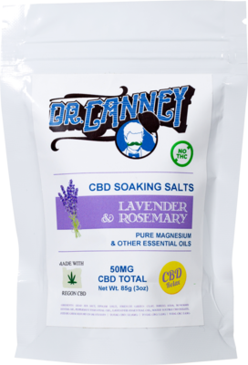 Dr. Canney CBD Soaking Salts 50mg, 100mg