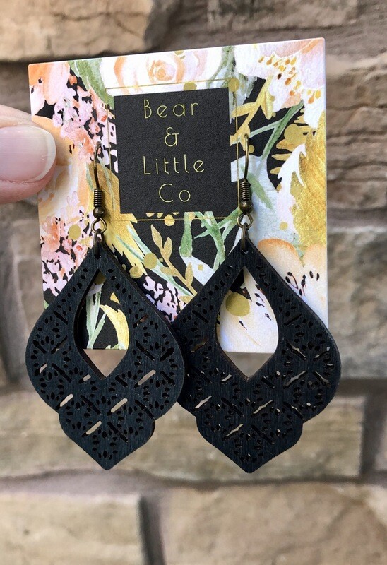 Moroccan Earrings (Black)