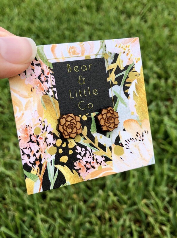 Succulent Wood Studs
