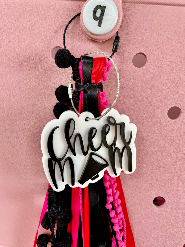 Bogg Bag, Simply Southern, Backpack Tags (Cheer Mom)