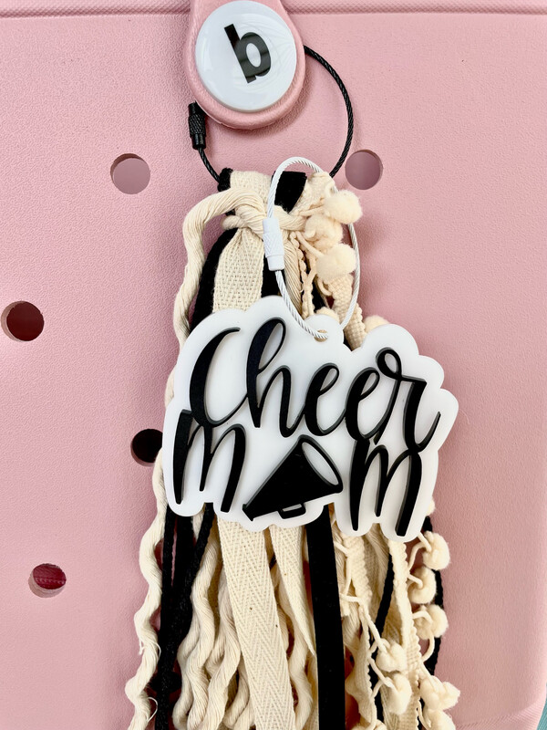 Bogg Bag, Simply Southern, Backpack Tags (Cheer Mom)