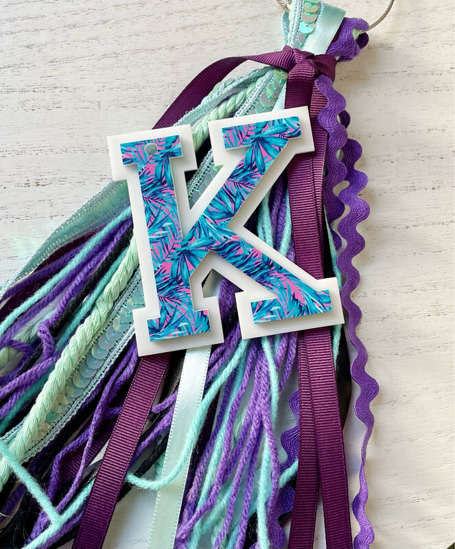 Bogg Bag, Simply Southern, Backpack Tags (Print Varsity Letter)