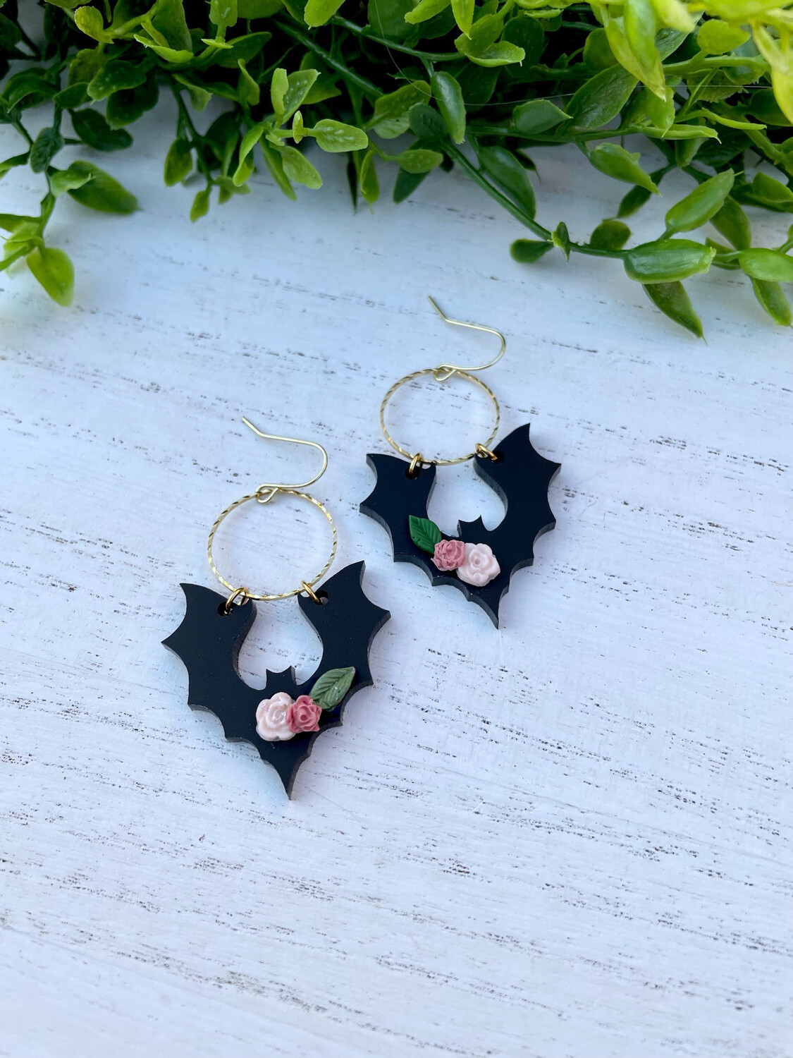 Bats (Acrylic And Polymer Clay)