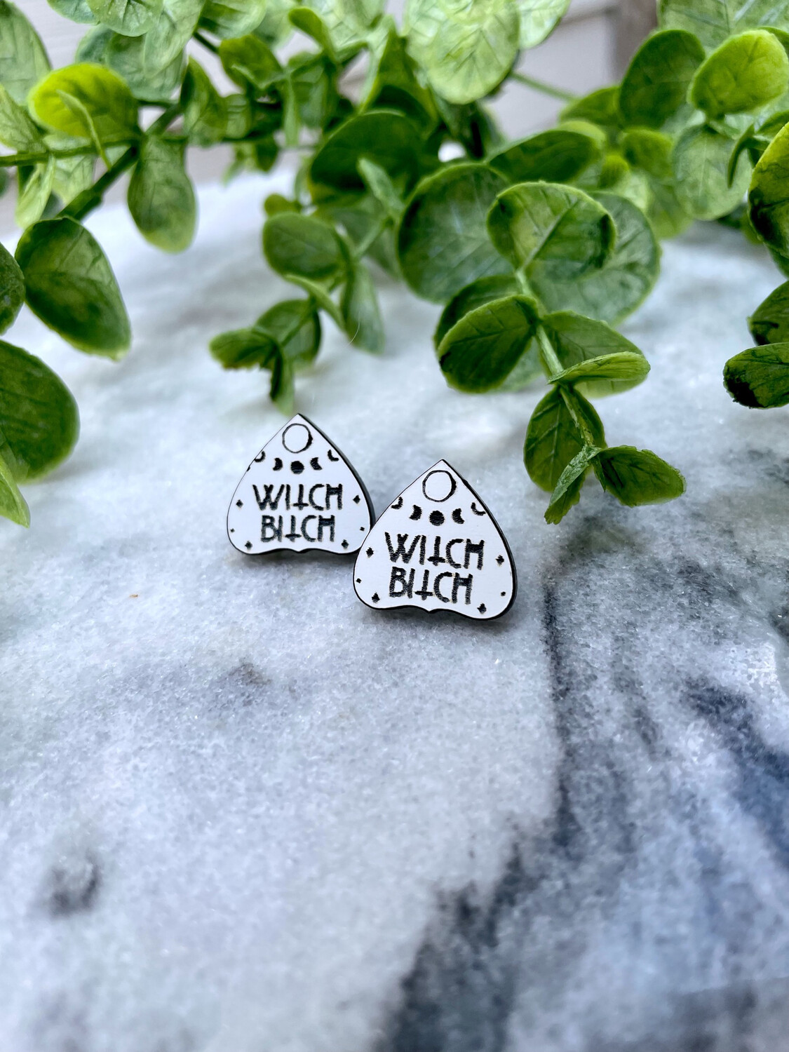 Planchette Stud Earrings