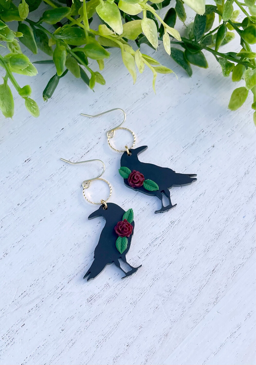 Crows (Acrylic And Polymer Clay)