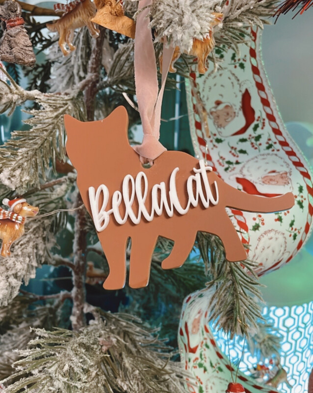 Personalized Cat Ornament