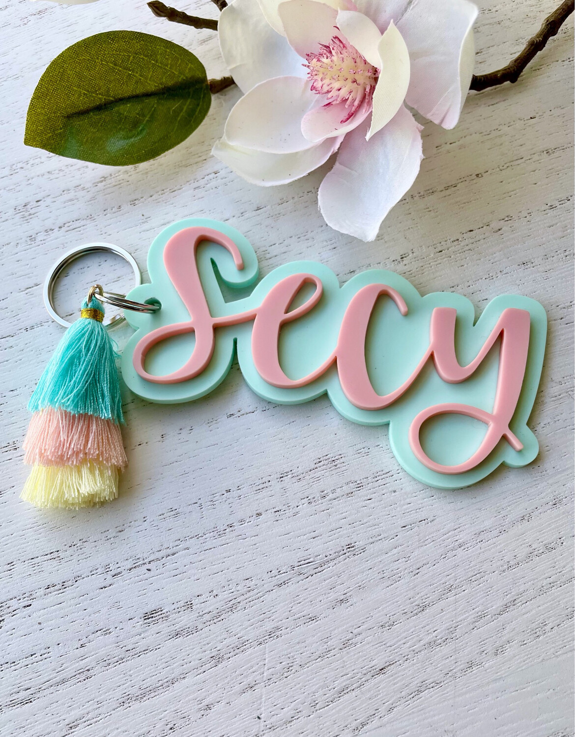 Custom Name Keychain