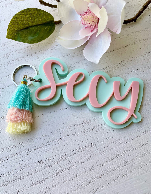 Custom Name Keychain