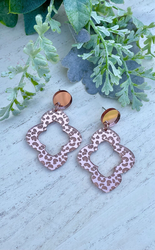 Moroccan Cheetah Earring