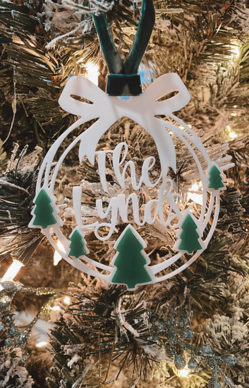 Personalized Christmas Tree Ornament